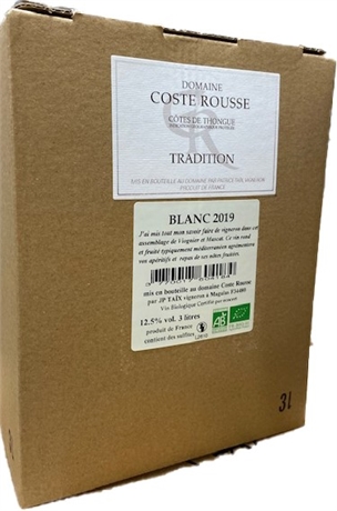 Coste Rousse blanc bib